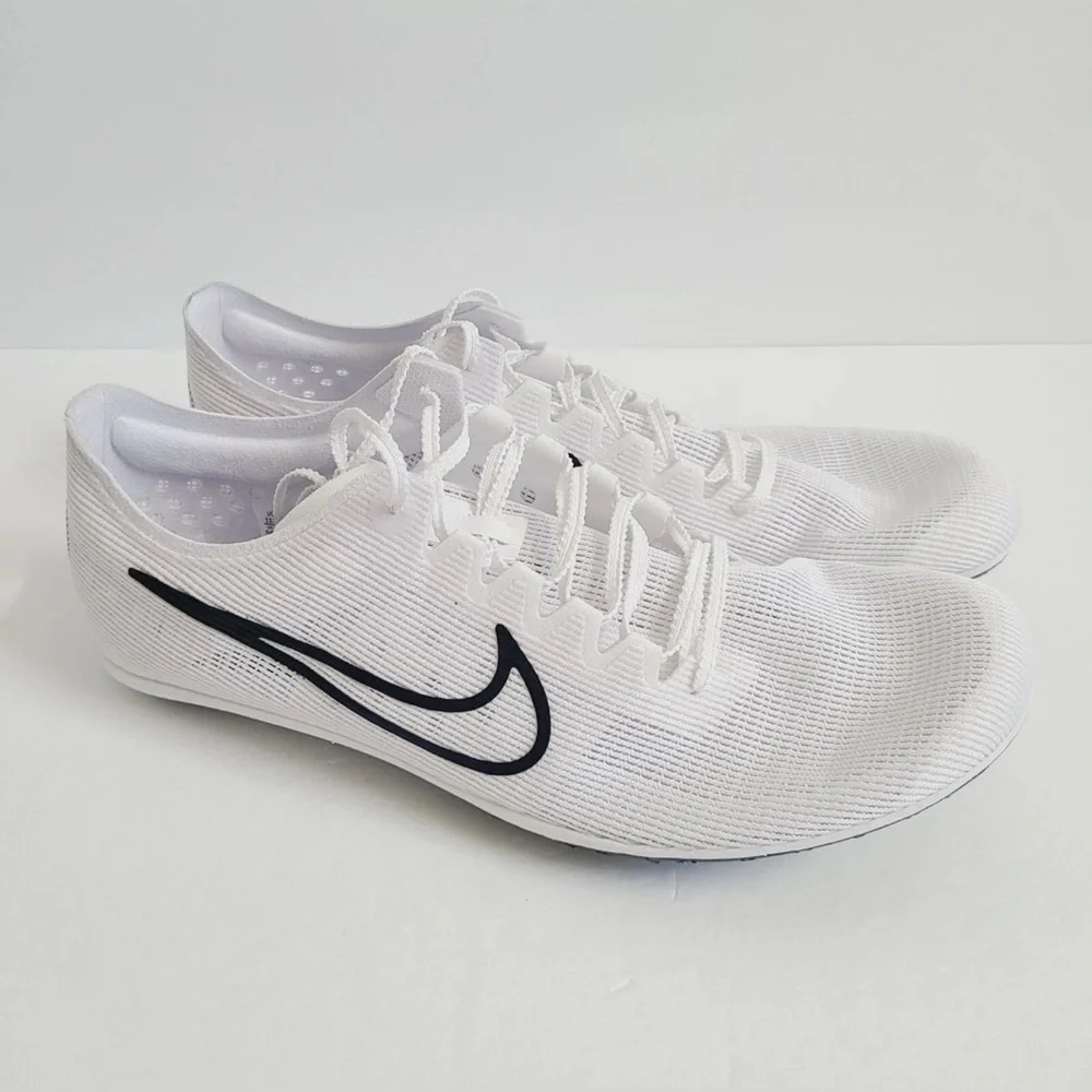 Nike Zoom Mamba 6 Track & Field Spikes Shoes DR2733-100 white black mens size 12